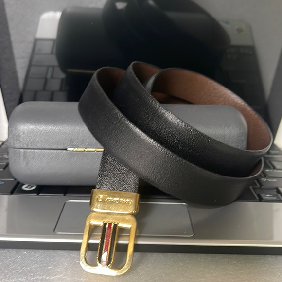 Pierre Cardin Black/Brown Reversible Leather Belt 34/85 main image 6